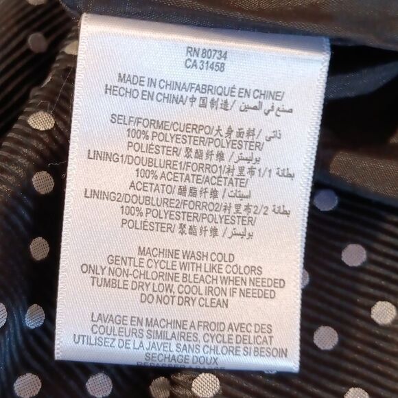 Max and Cleo Polka Dot Two- Piece Look Dress - Picture 9 of 10